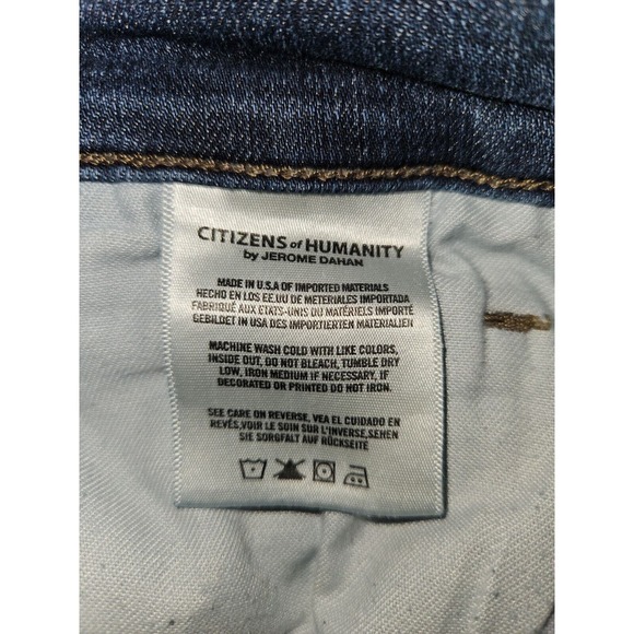 Citizens of Humanity Jeans Size 29 Women's Skinny Blue Denim Preppy Hipster - Picture 3 of 12